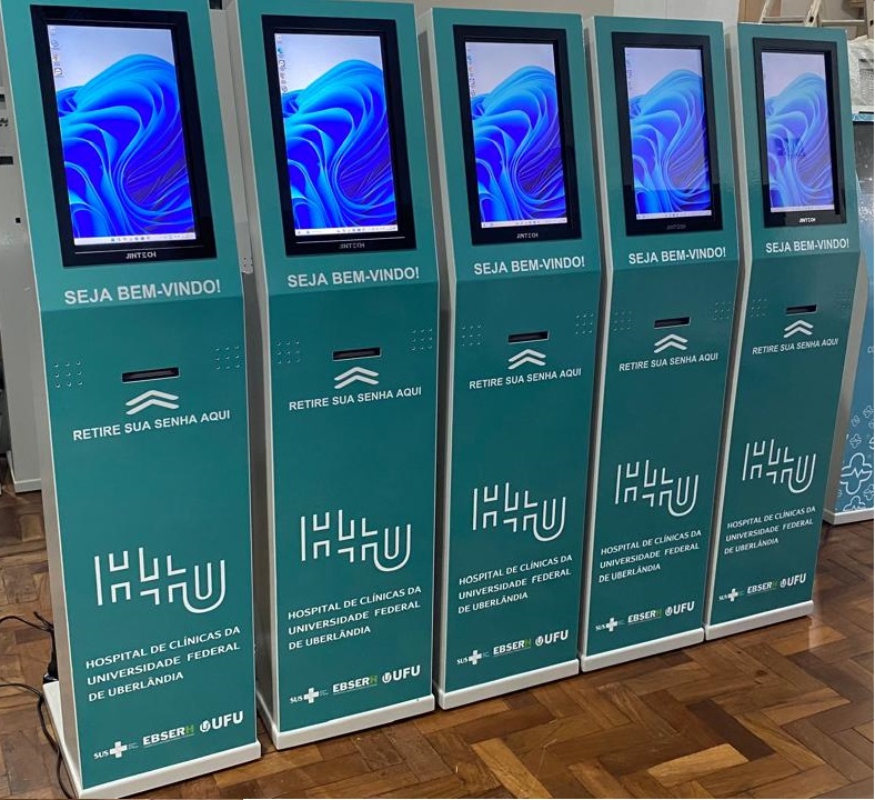 Totem Smart » MarcaRS Technology Totem para impressão de senhas