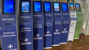totem de senhas