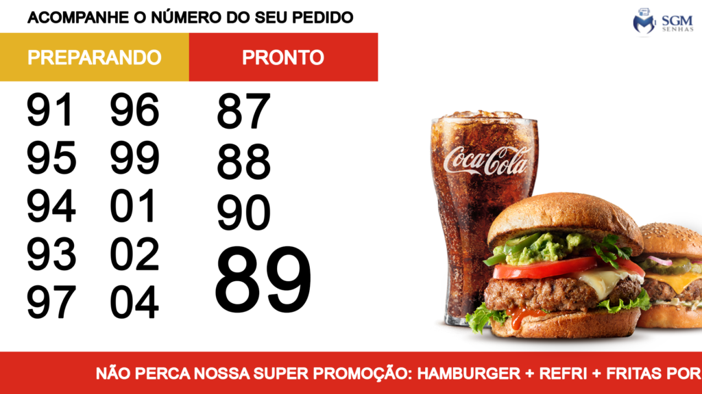 Senhas-Restaurante-Macdonalds - MarcaRS Technology