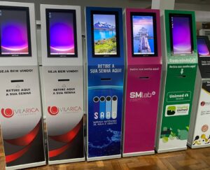 totem touch imprimir senha