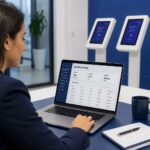 Gestão remota de apps em totens » MarcaRS Technology Painel de gestão remota em português com status Online, Versão e Uptime