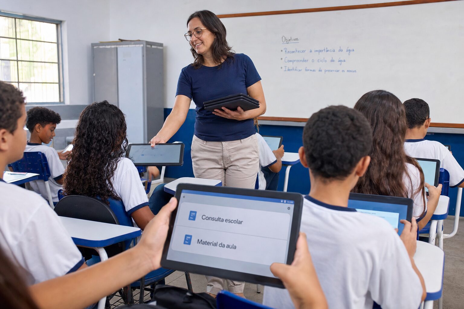 Totem escolar seguro: políticas e perfil único para labs